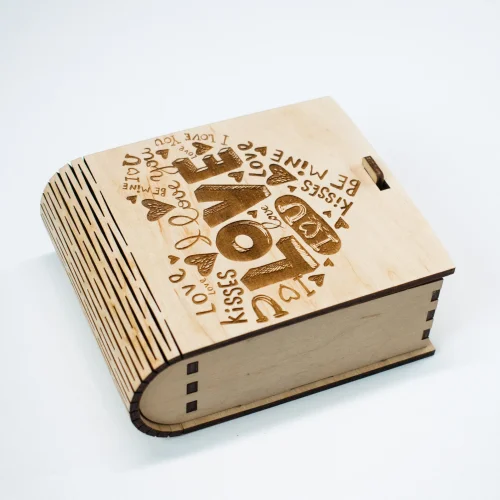 Cajas de corte láser SVG - Paquete de 4 diseños únicos para manualidades y decoración