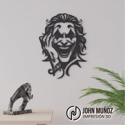 Joker Sonriente – Archivo Decorativo para Corte Láser en MDF o Acrílico