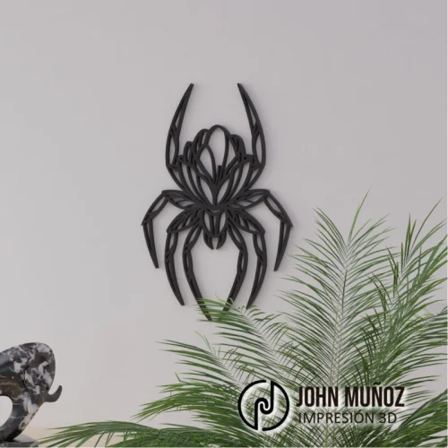 Araña Flor Ornamental – Archivo Decorativo para Corte Láser