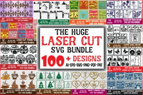 Mega Pack de Siluetas Para Navidad,  Halloween,  Cumpleaños y Más