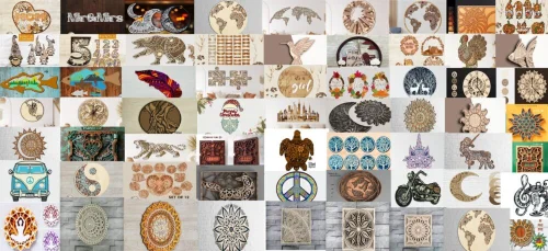 Vectores para Corte Láser Multicapa - Pack 2 de Diseños Exclusivos para Artesanías y Decoración