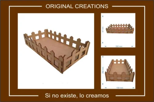 Base Rejilla de Corte Láser para Proyectos de Manualidades y Decoración DIY