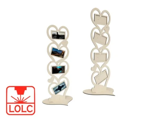 Soporte de Fotos Personalizado para Corte Láser - Cuadro de Imágenes Decorativo