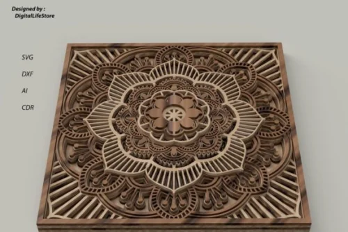 Archivos para Corte Láser de Mandalas Multicapa - Diseño Creativo para Personalización