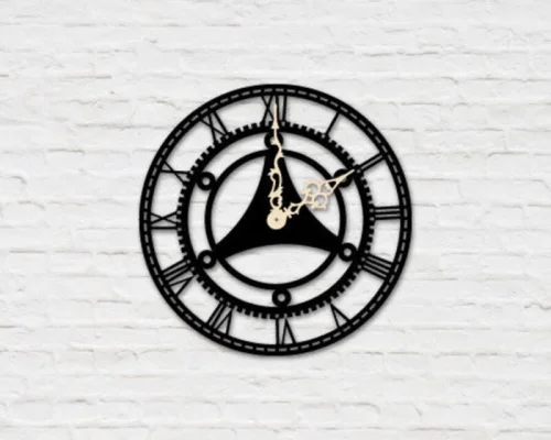 Reloj Sencillo para Corte Láser - Plantilla para Decoración y Manualidades