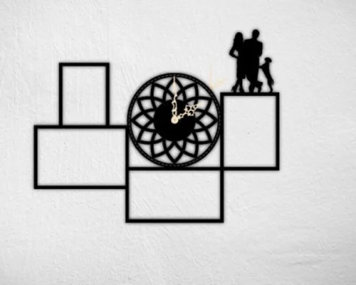 Customizable Wall Clock for Laser Cutting - Unique and Modern Decor