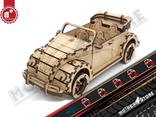 Archivos Volswagen Betlee Cnc laser cut Dxf, Ai, Cdr, Pdf, Svg