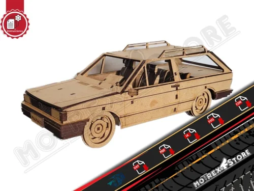 Archivos Parati G1 1991 3mm cnc laser cut file Dxf, Ai, Cdr, Pdf, Svg.