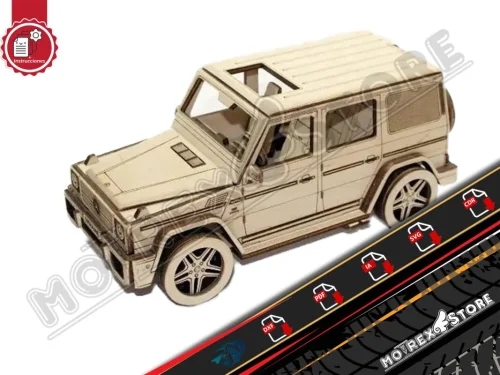 Mercedes-Benz G 63 2012 3mm CNC Laser Cut Files Dxf, Ai, Cdr, Pdf, Svg