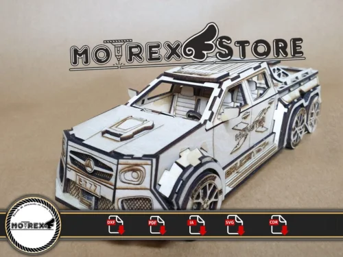 Archivos Mercedes Monster 3mm - Archivos DXF, AI, CDR, PDF, SVG