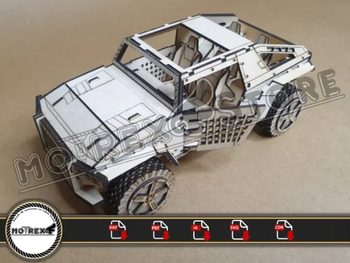 Archivos Jeep Mute 3mm - Archivos DXF, AI, CDR, PDF, SVG