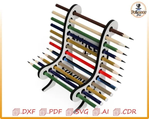 Colorful Laser Cut Chair - Custom and Original Design for Modern Decor