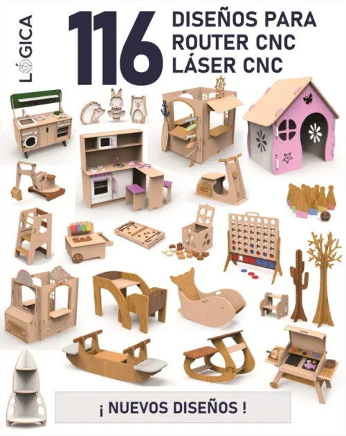 Pack 116 diseños Router CNC