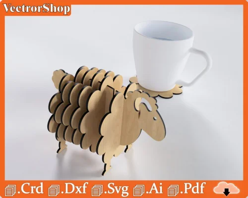 Abrazadera y Portavasos Personalizados de Corte Láser CNC - Diseño Único y Preciso