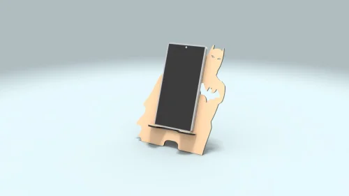 Soporte para móvil inspirado en el caballero de la noche (DXF/SVG/CDR)