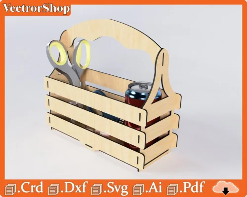 Canasta decorativa CNC - Diseño personalizado y elegante para decorar tu hogar con corte láser