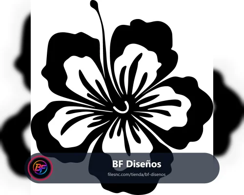 Decorative Wall Appliqué 'VARANO FLOWER'